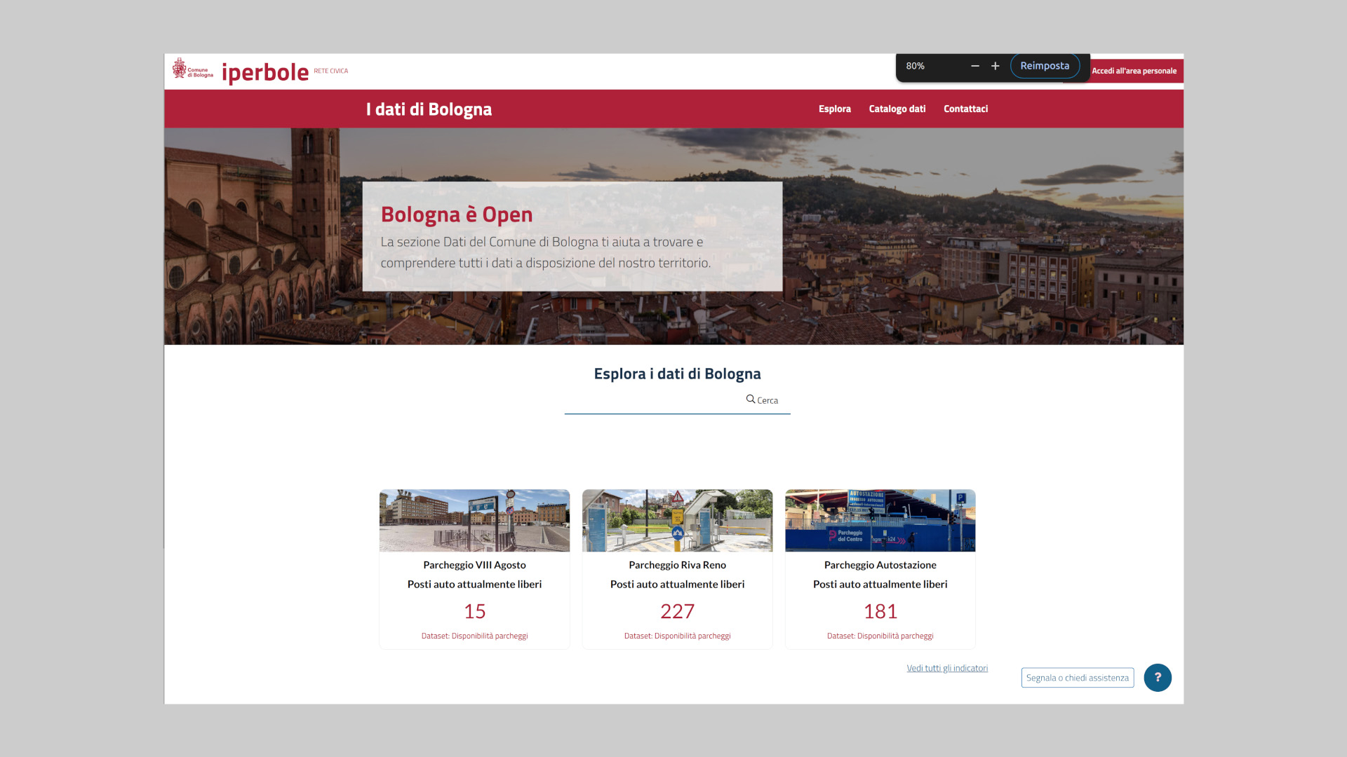 Open Data Bologna Media Gallery